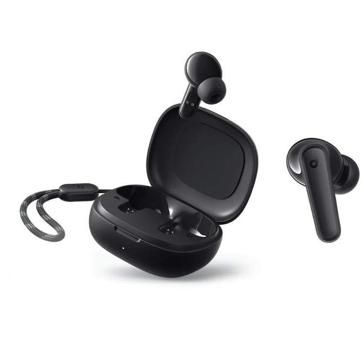 هدفون بلوتوثی انکر مدل SoundCore R50i A3949 بدون قابلیت نویز کنسلینگ، درگاه شارژ USB Type-C، دارای فناوری AI-Enhanced Calls برای کاهش نویز و بهبود مکالمات، مقاوم در برابر رطوبت و عرق