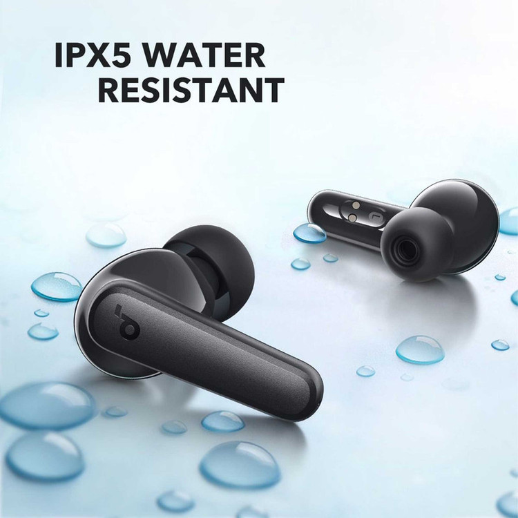 هدفون بلوتوثی انکر مدل SoundCore R50i A3949 بدون قابلیت نویز کنسلینگ، درگاه شارژ USB Type-C، دارای فناوری AI-Enhanced Calls برای کاهش نویز و بهبود مکالمات، مقاوم در برابر رطوبت و عرق