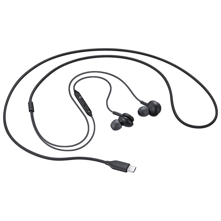 هندزفری سامسونگ مدل EO-IC100BBEGUS بدون قابلیت نویز کنسلینگ، اتصال از طریق USB Type-C، دارای میکروفون